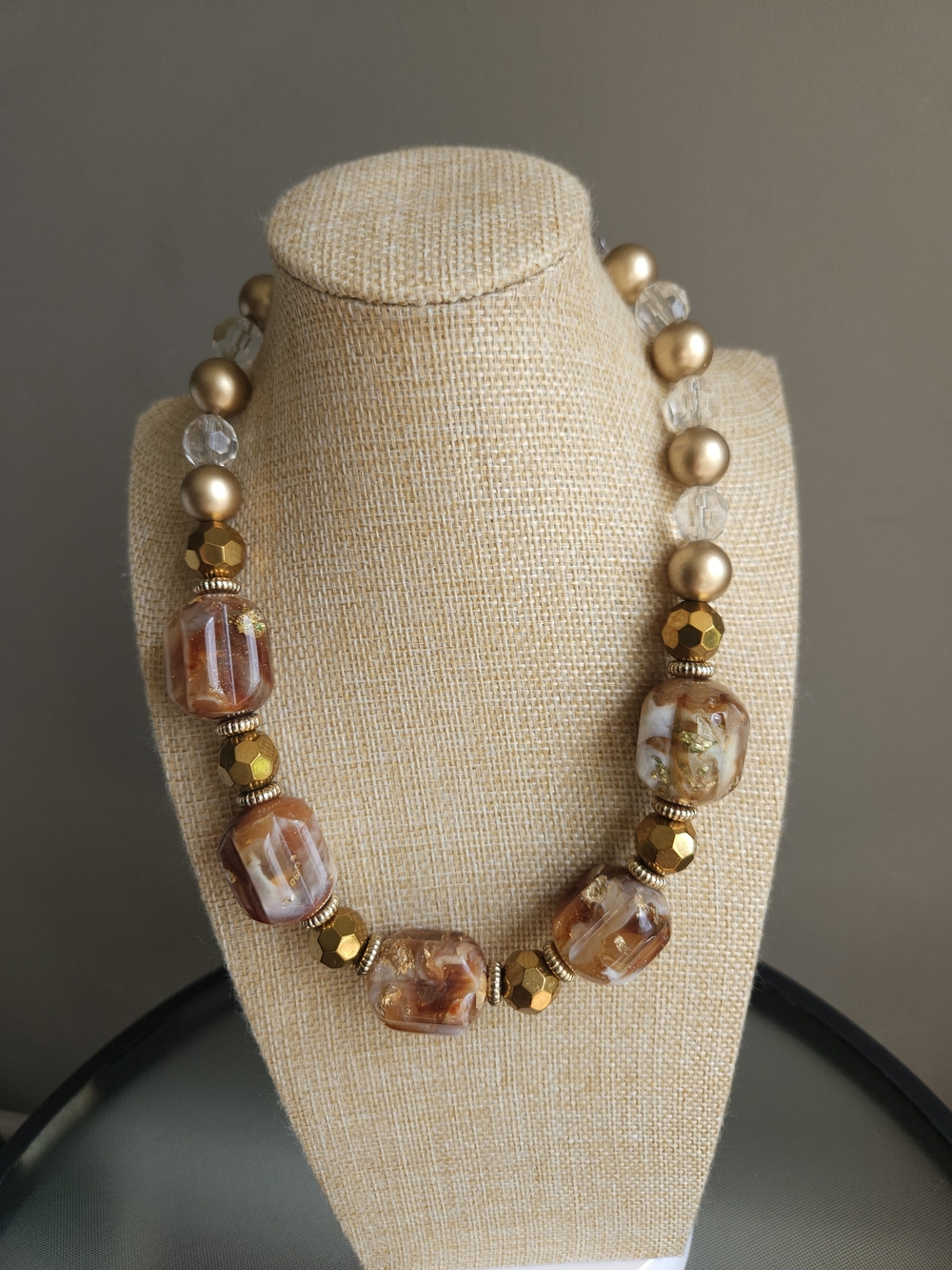 Vintage Bijoux Terner Multi-Strand Statement Necklace